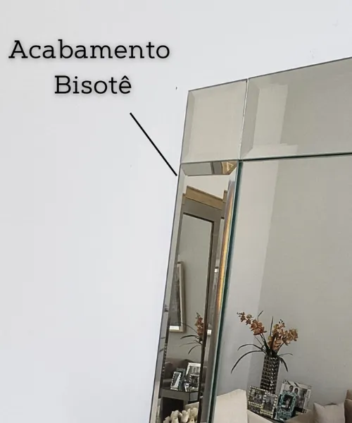 Espelho Decorativo de Parede  Diamante Slim
