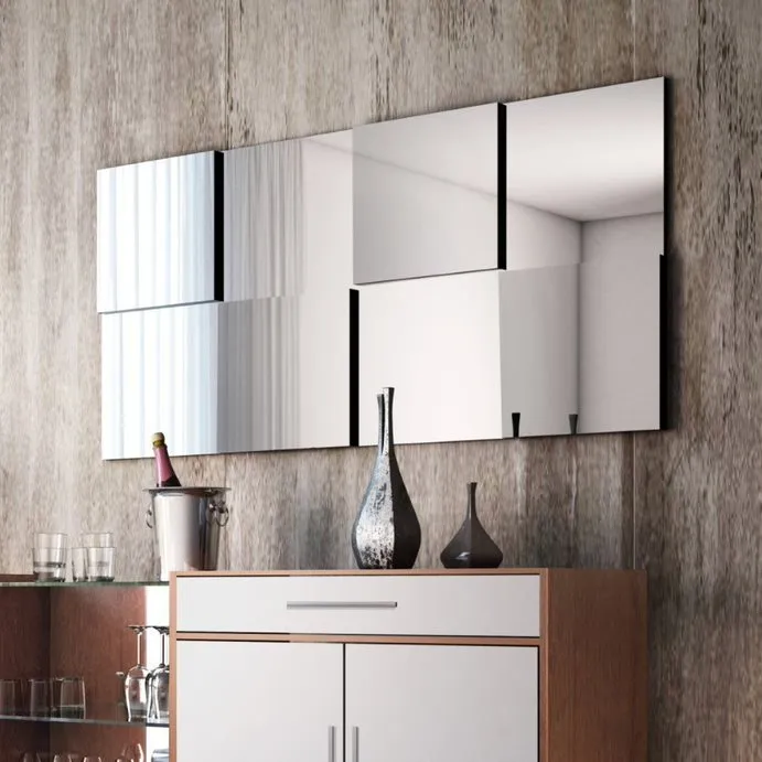 Conjunto de Espelhos Decorativos 3D de Parede