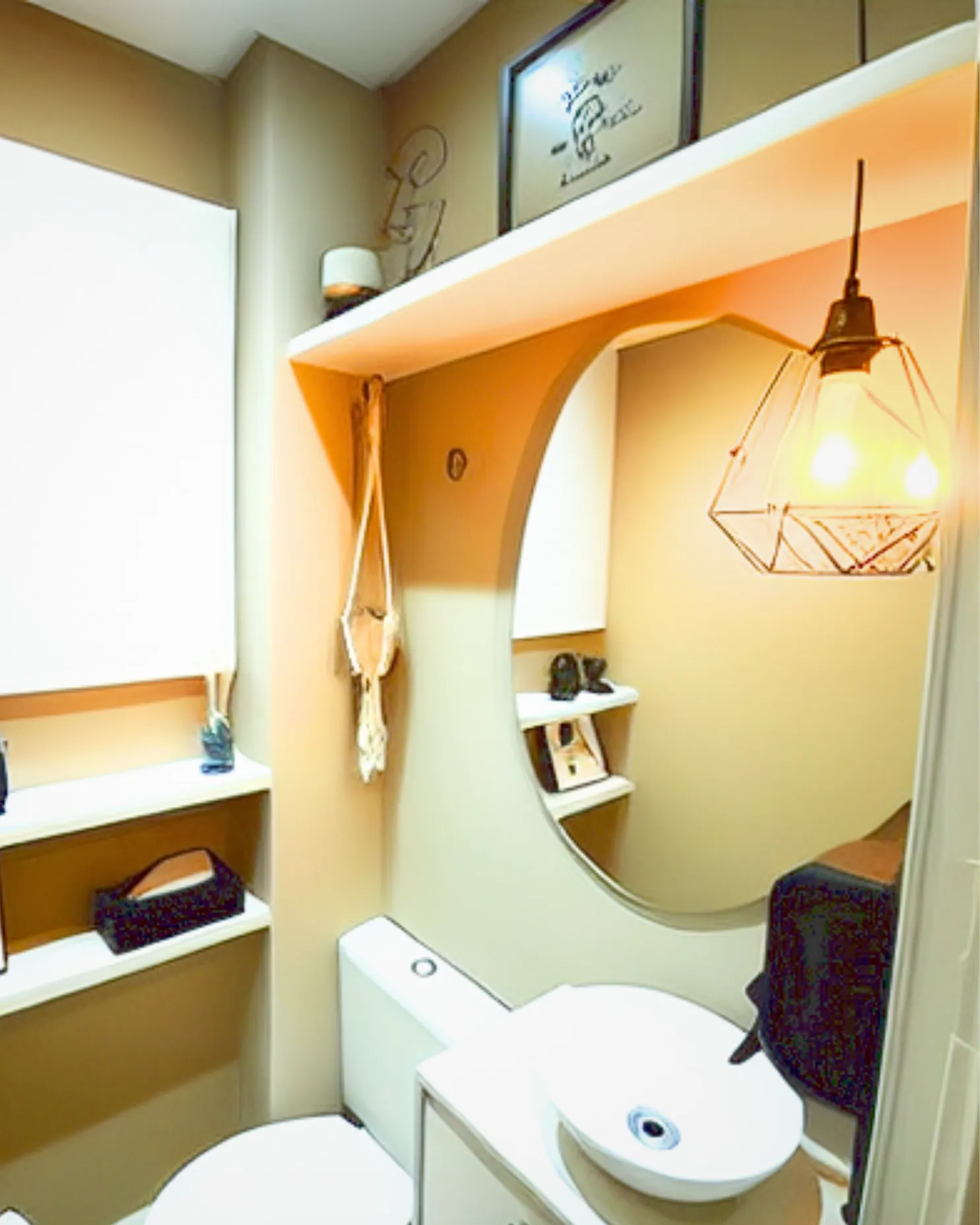 Espelho Decorativo Orgânico Ellena