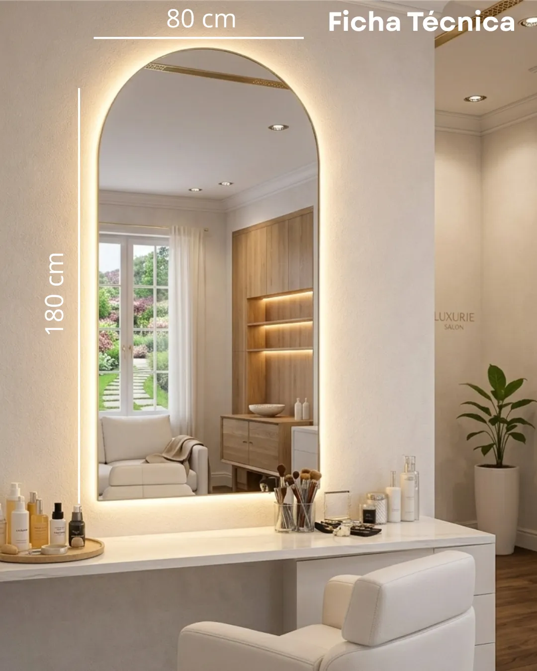 Espelho Retroiluminado Iris - LED